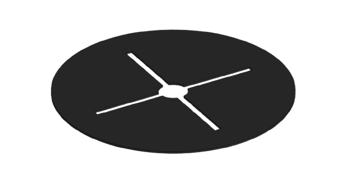 Mousse pour plot carrelage avec découpe en croix